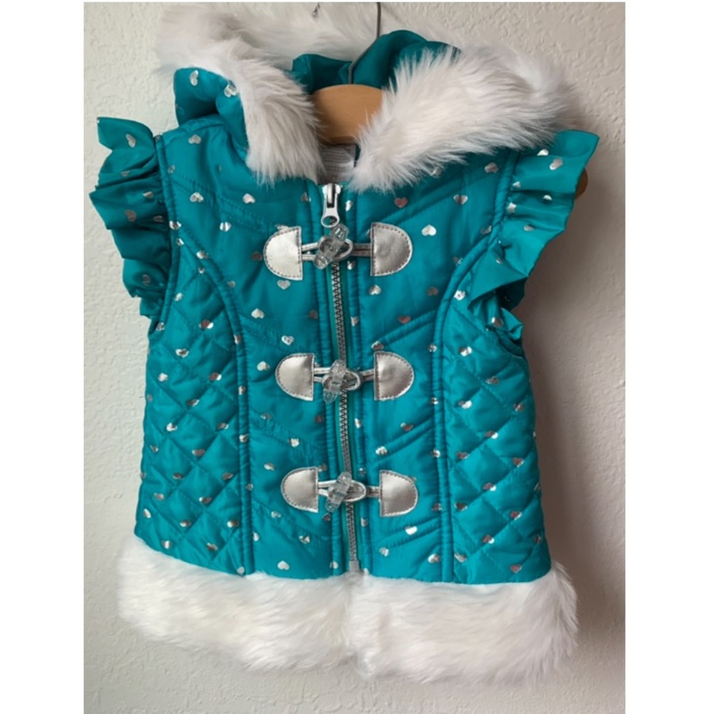 Little Lass Faux Fur Winter Vest